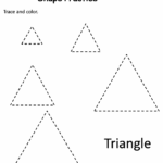 Triangle Preschool Worksheet PreschoolWorksheet