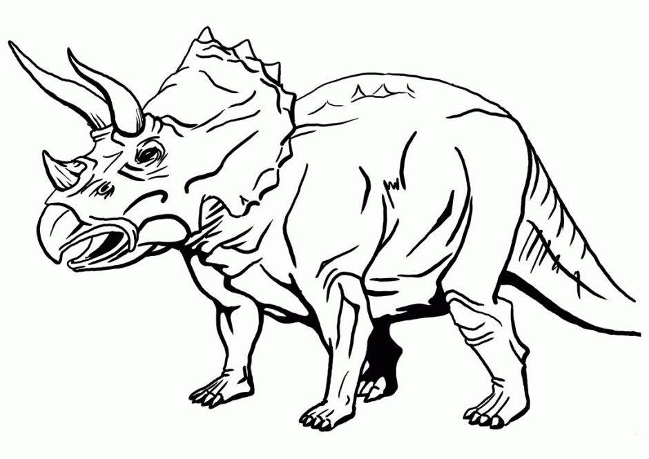 Triceratops Coloring Pages Coloring Home