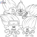 Trolls Free Printable Coloring Pages Trolls Poppy