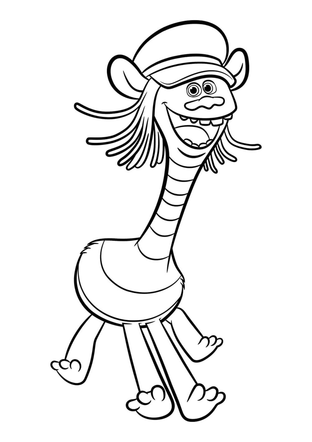free printable coloring pages of trolls