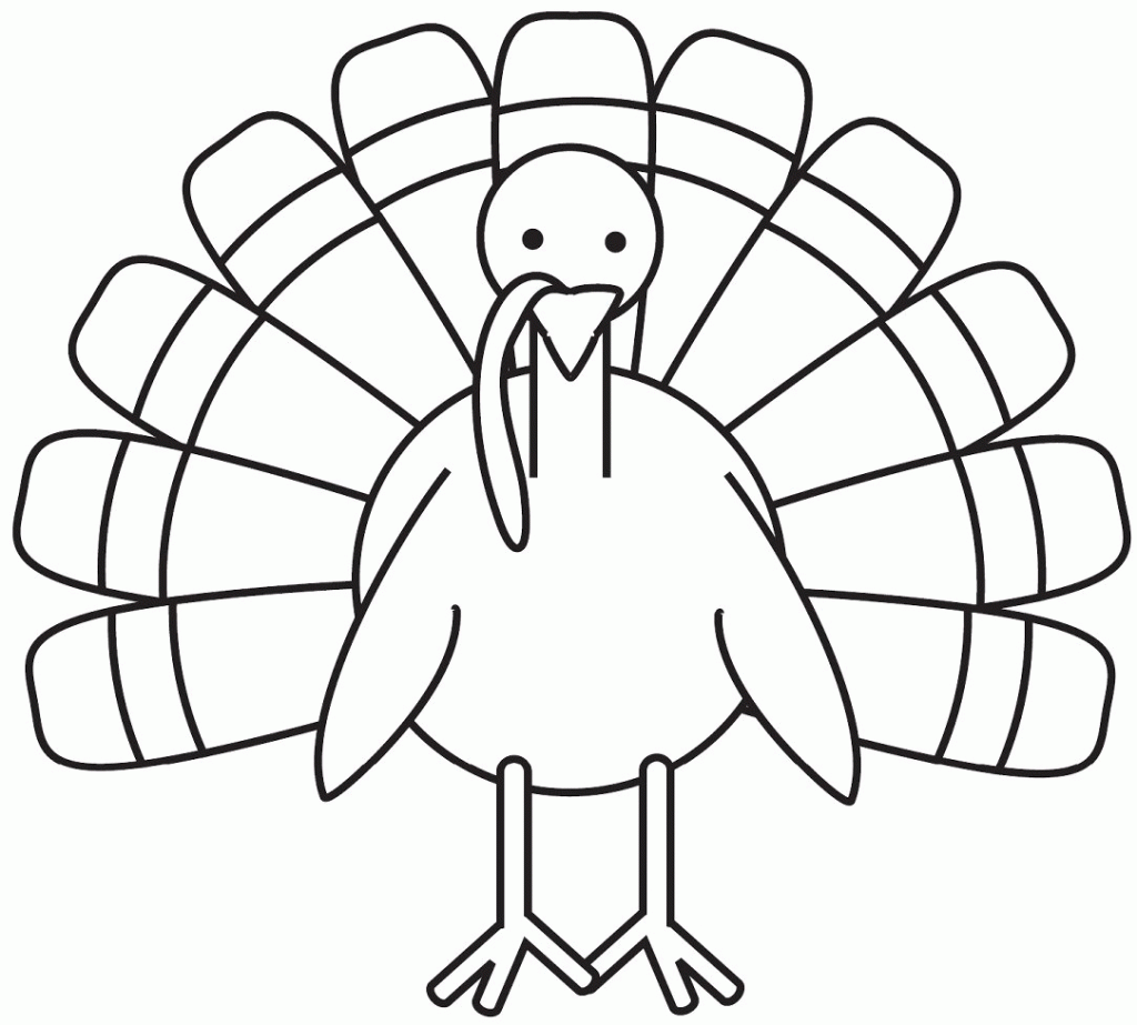 turkey coloring pages free printable