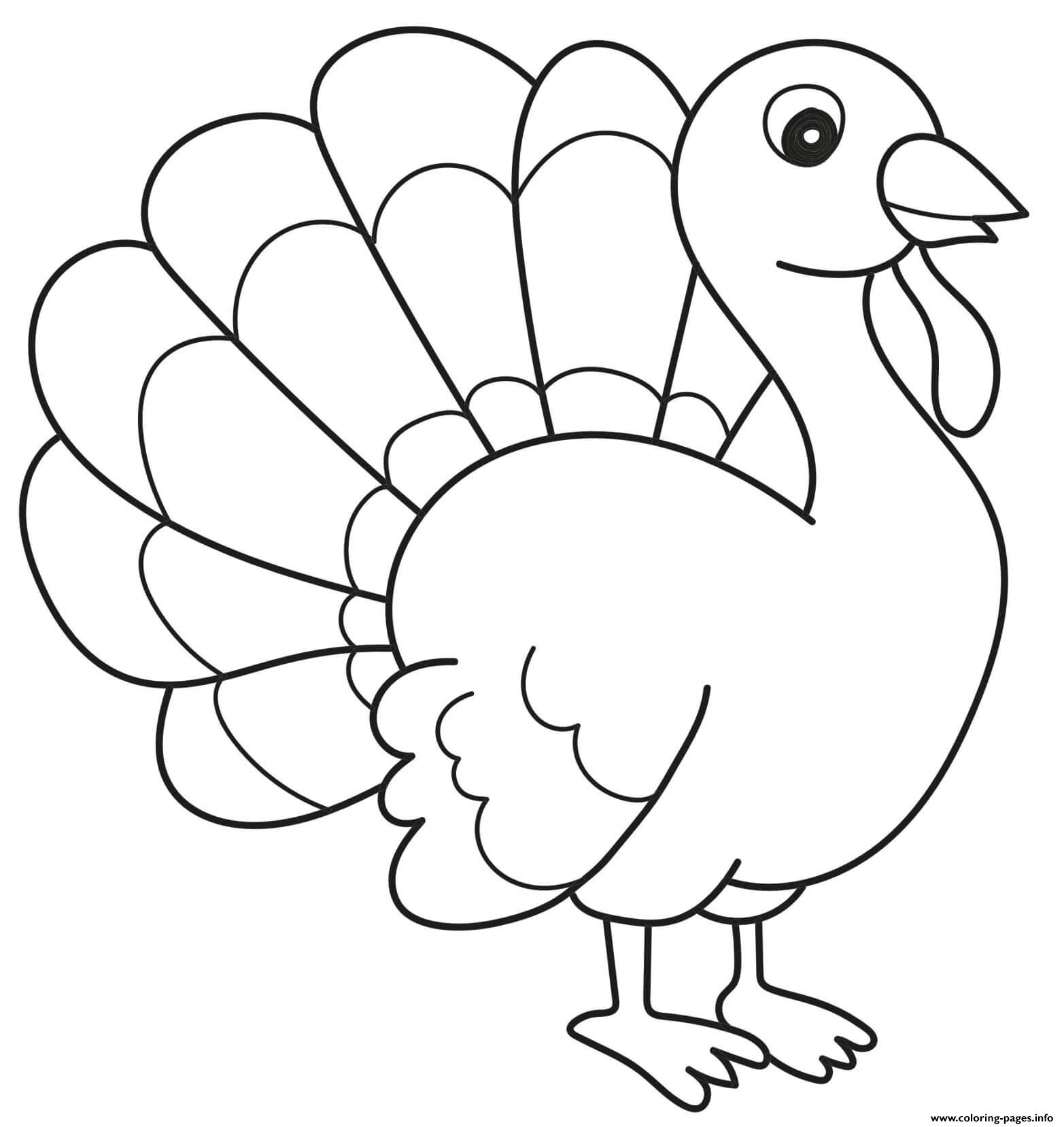 printable turkey coloring pages free