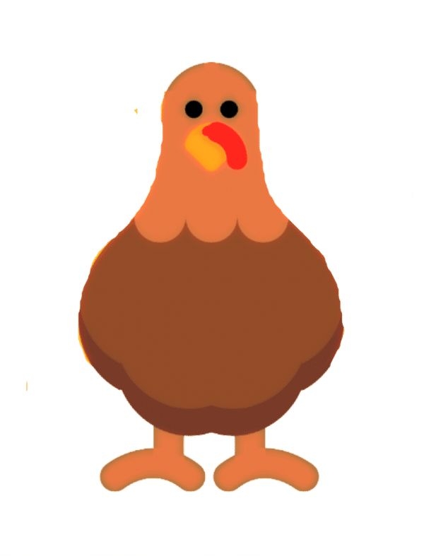 Turkey Template Printable Turkey Body Printable Turkey Outline 
