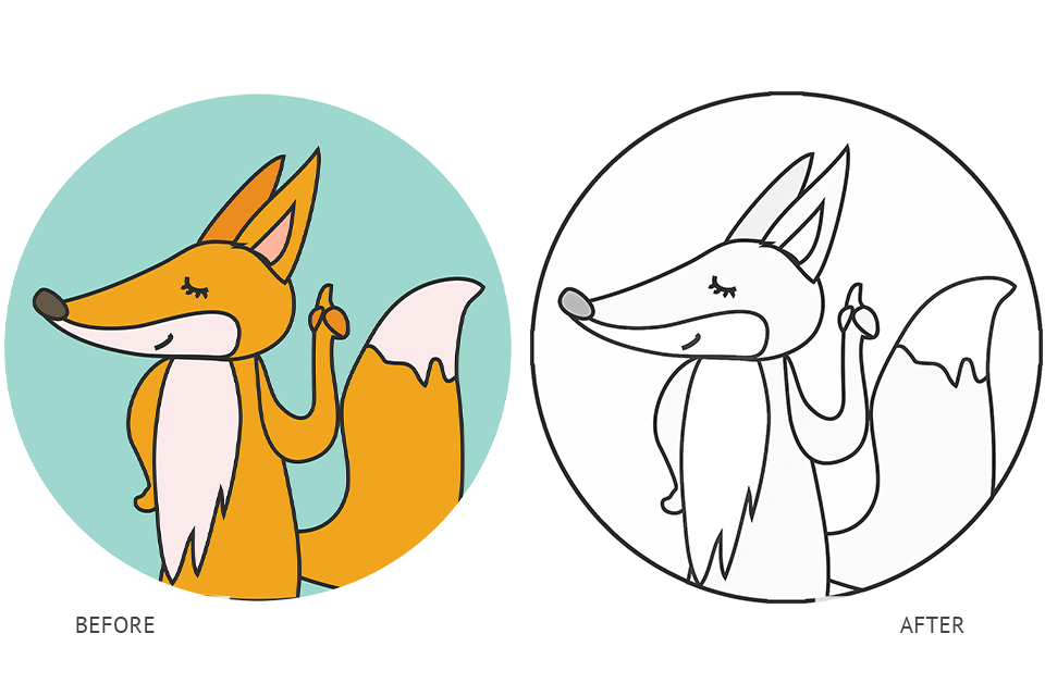 How To Turn A Picture Into A Coloring Page