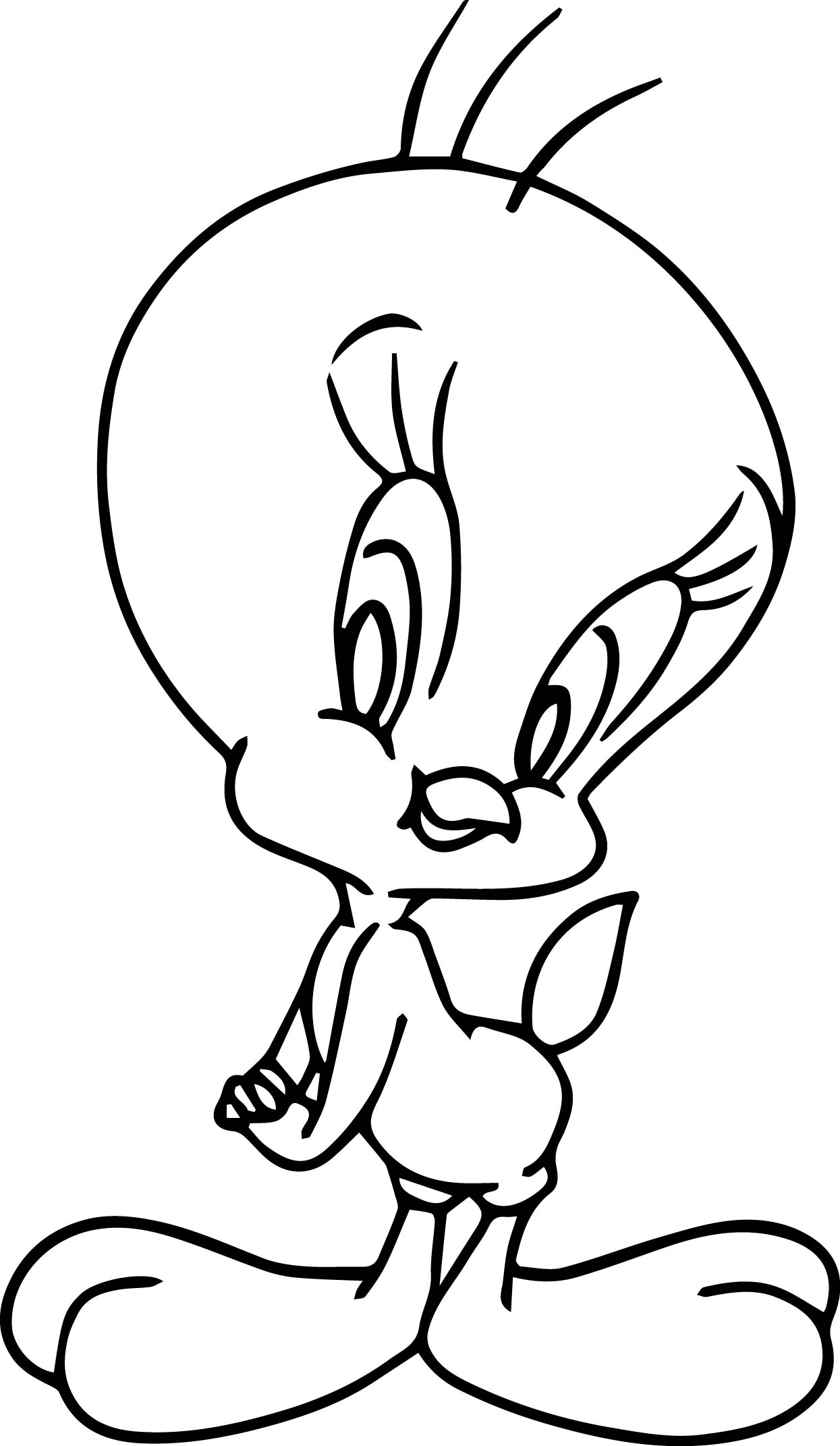 Tweety Please Make Coloring Page Wecoloringpage