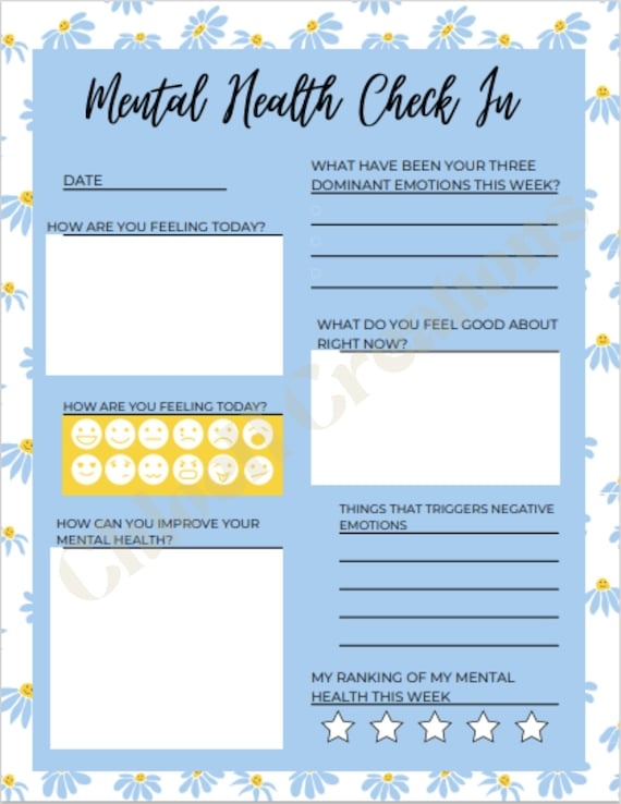 Unlock Your Emotional Well being With Thoughtful Mental Health Worksheets