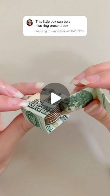Valentina Balance On Instagram quot How To Fold A Dollar Gift Box Easy