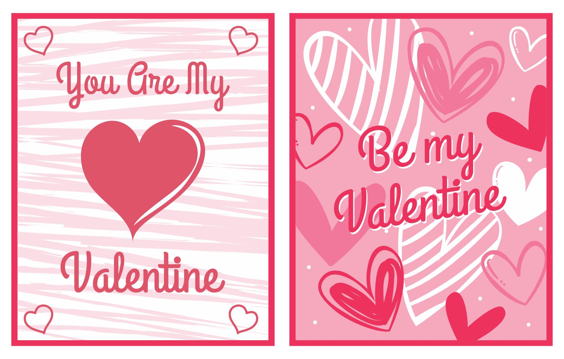 Valentine 39 s Cards For Friends 11 Free PDF Printables Printablee