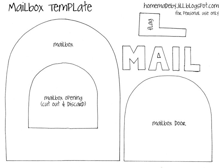 Valentine 39 s Day Mailbox Template