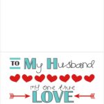 Valentine Cards For Husband 10 Free PDF Printables Printablee