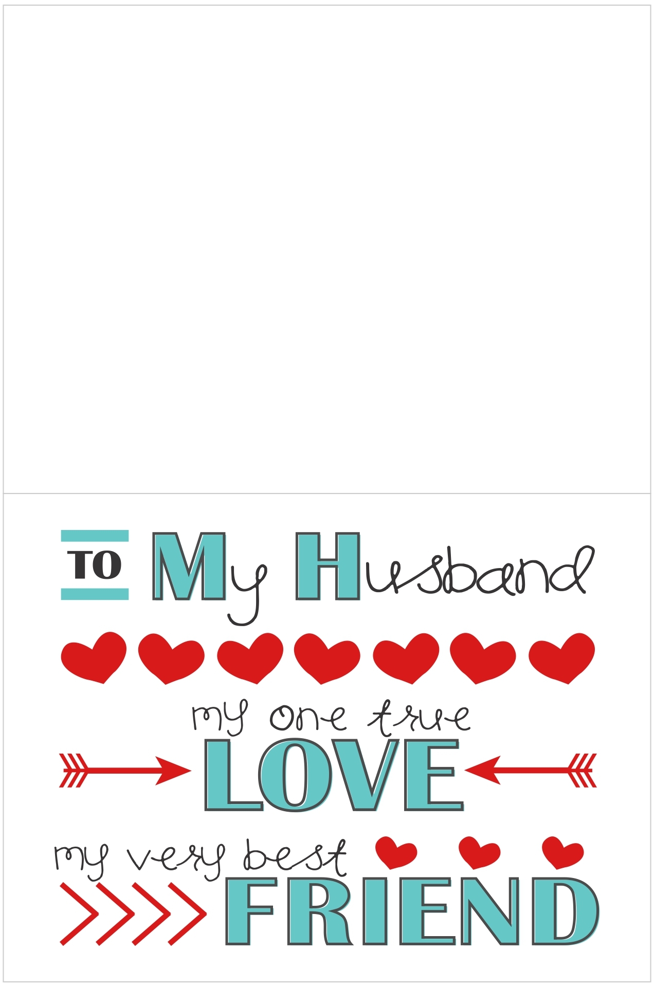 Valentine Cards For Husband 10 Free PDF Printables Printablee