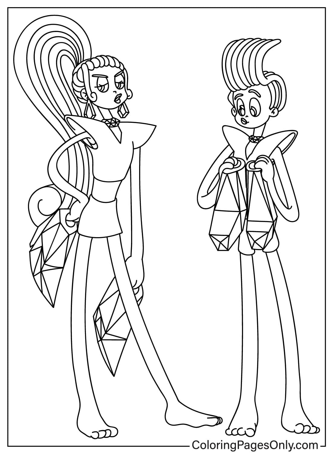 Velvet And Veneer Coloring Pages To Printable Free Printable Coloring 