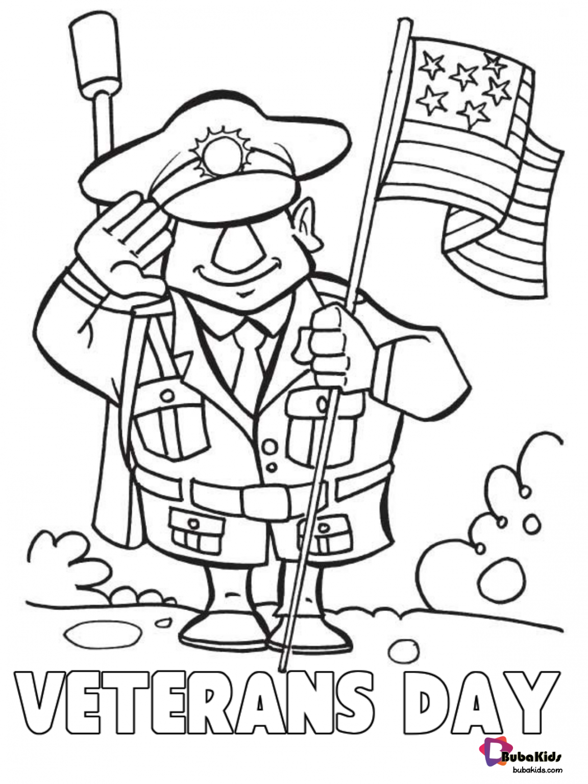 free veterans day coloring pages