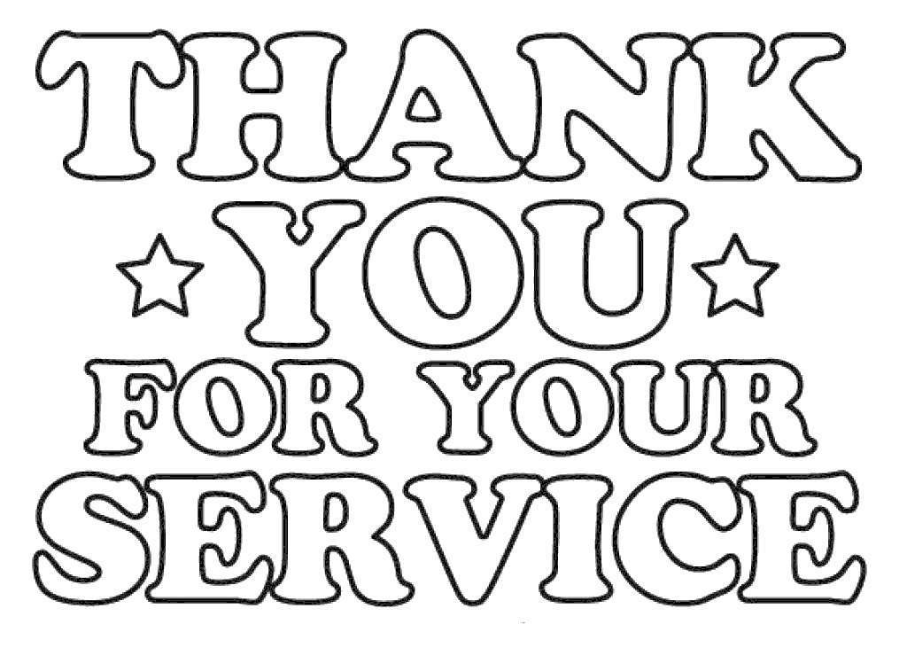 Coloring Pages Thank You