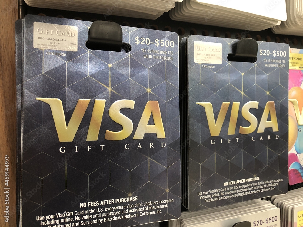 VISA Gift Cards VISA Facilitates Electronic Funds Transfers 