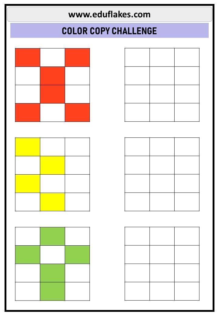 Visual Perception Worksheets