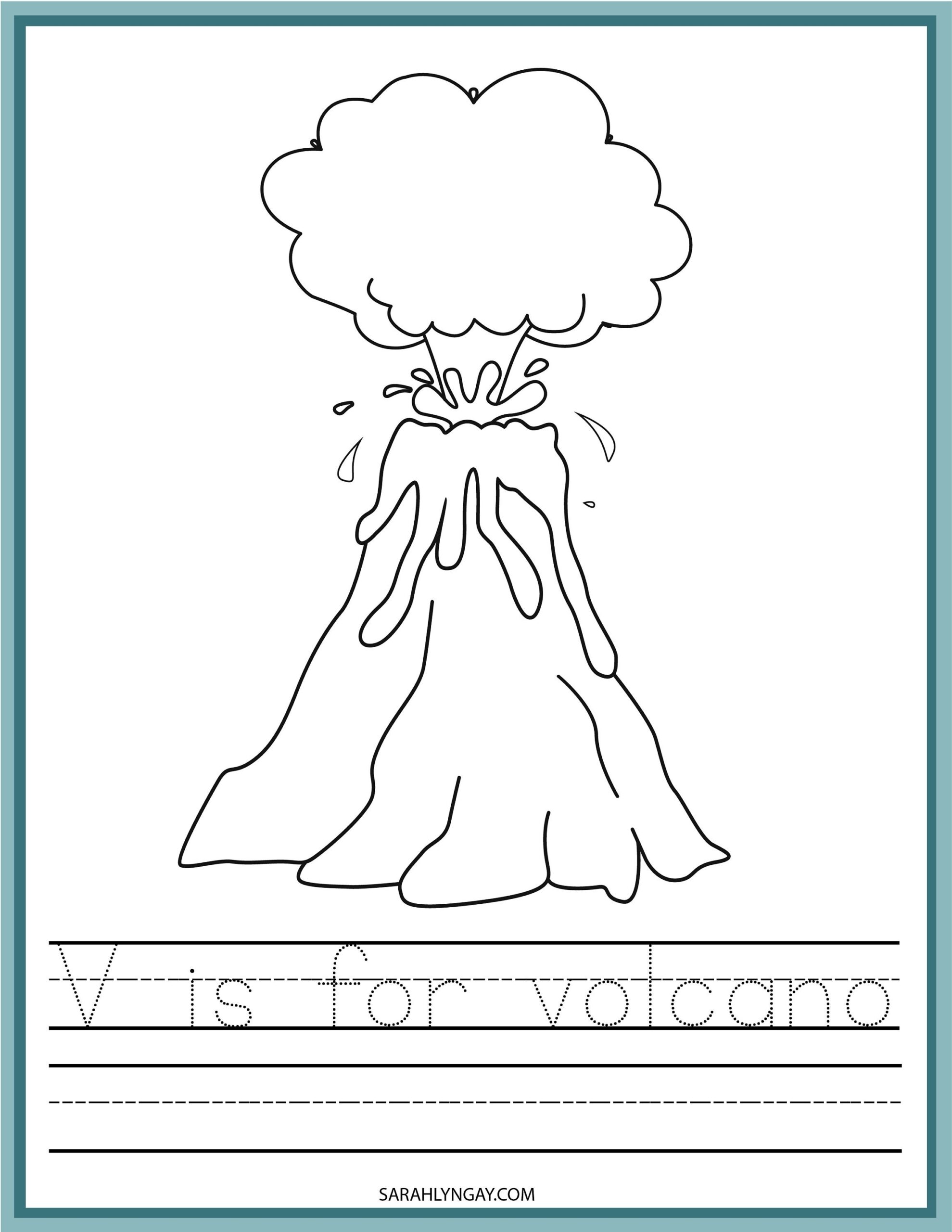 volcano worksheets