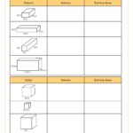 Volume And Surface Area Of Cuboids Worksheet Printable Maths