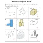 Volume Of Composite Figures Additive Volume Worksheets Worksheets