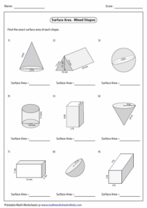 Volume Of Composite Solids Worksheet Worksheet ShapesWorksheets