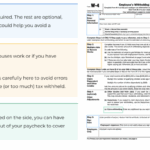 W 4 Guide To The 2024 Tax Withholding Form NerdWallet Worksheets