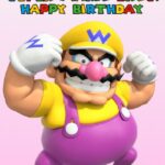 Wario Mario Brothers Birthday Ecards