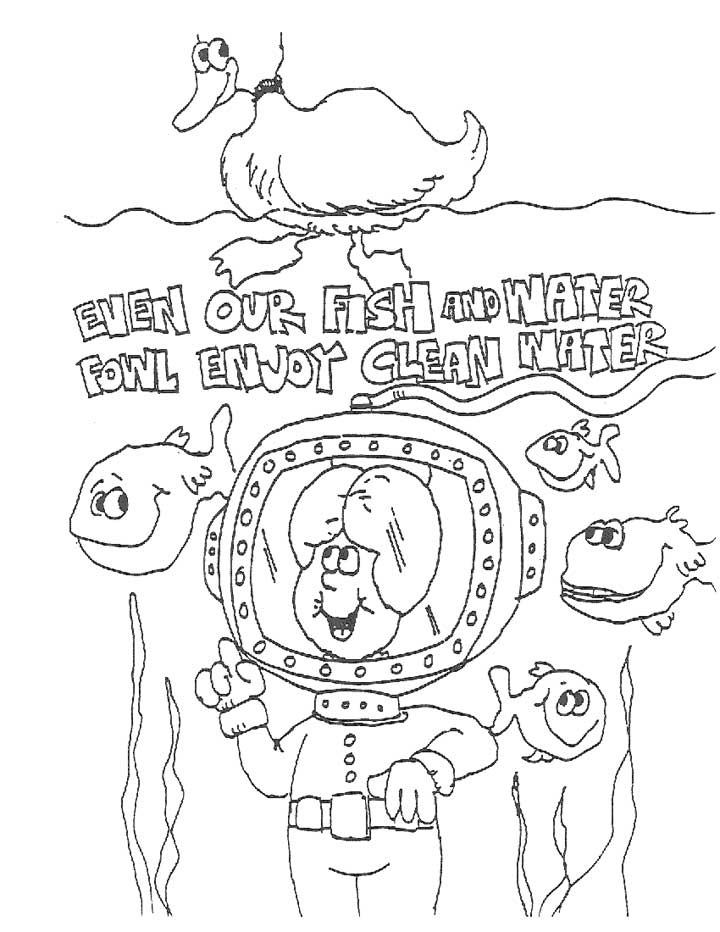Water Coloring Pages For Kids Coloring Home