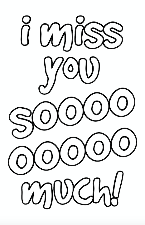 printable coloring cards we miss you