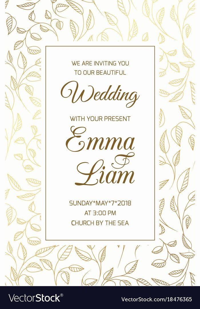 Wedding Card Invitation Template Elegant Wedding Invitation Inside