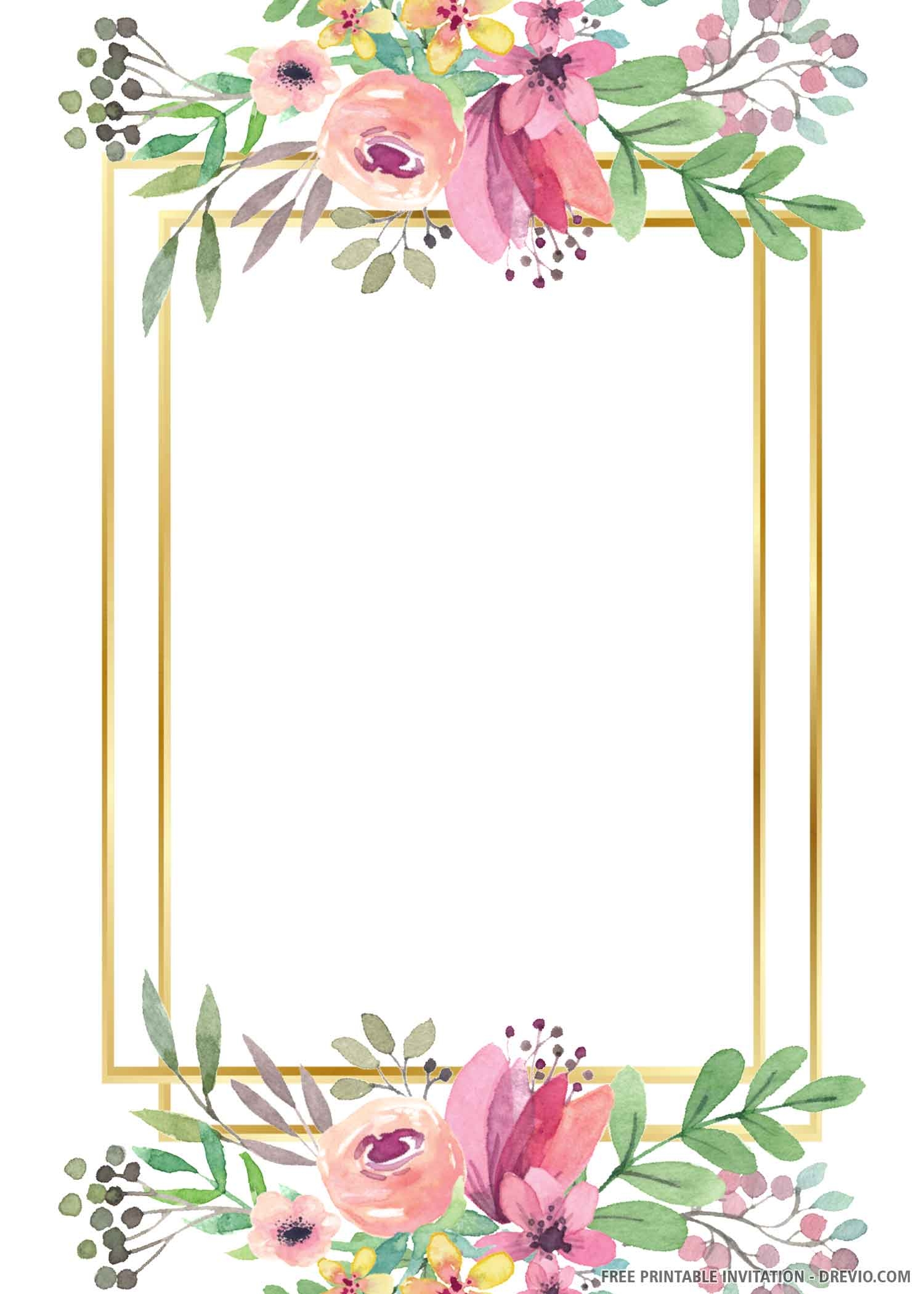 Wedding Invitation Free Downloadable Templates Harmonyposa