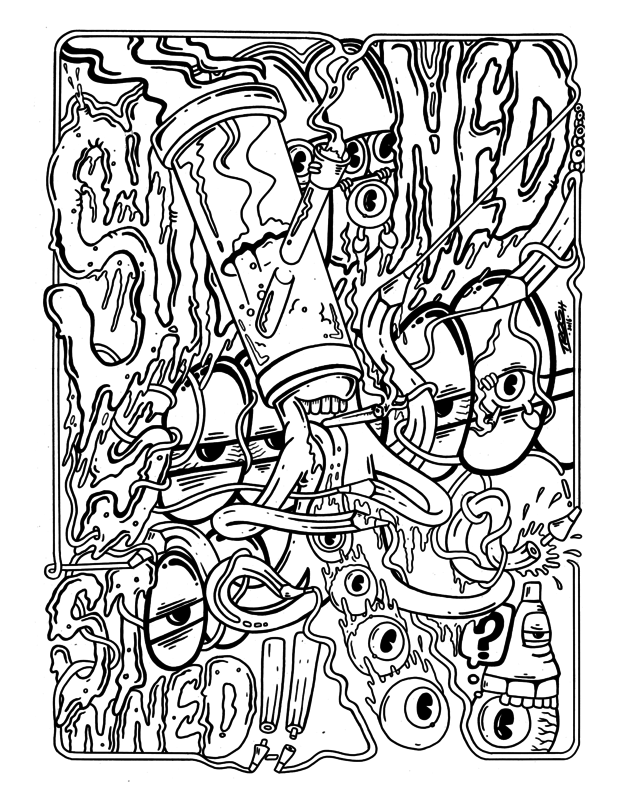 Weed Coloring Pages Coloring Home
