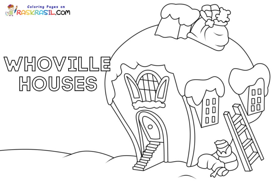 free coloring pages houses