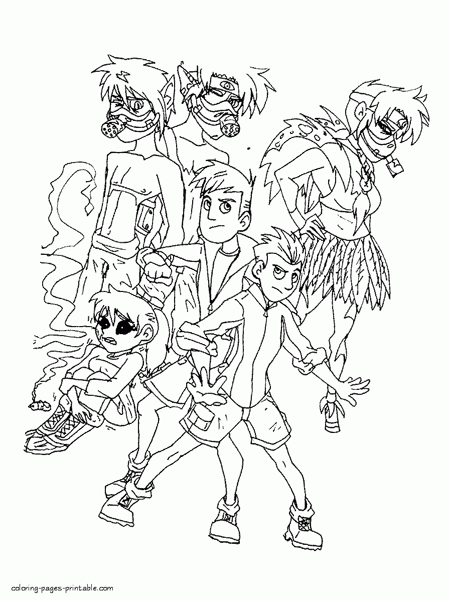 Wild Kratts Coloring COLORING PAGES PRINTABLE COM
