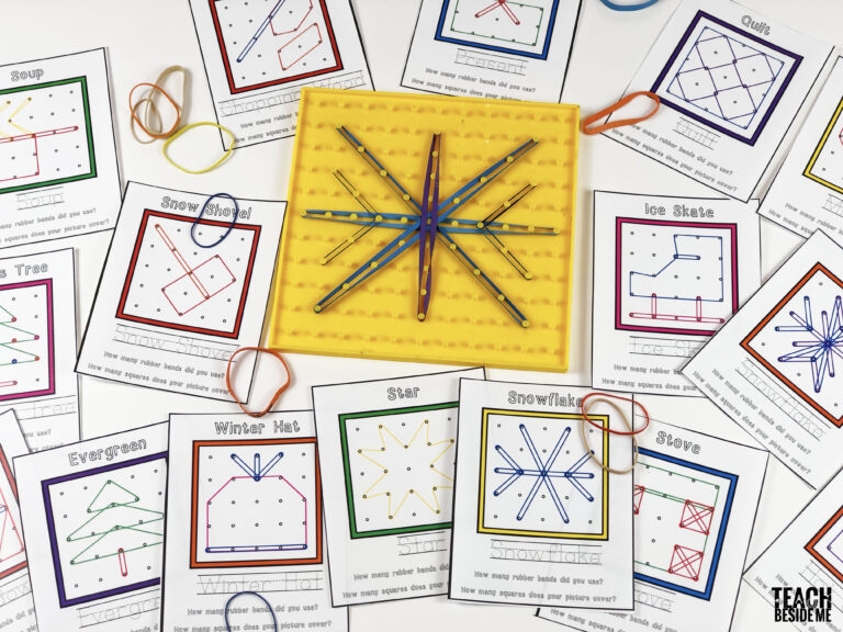 printable geoboard pattern cards