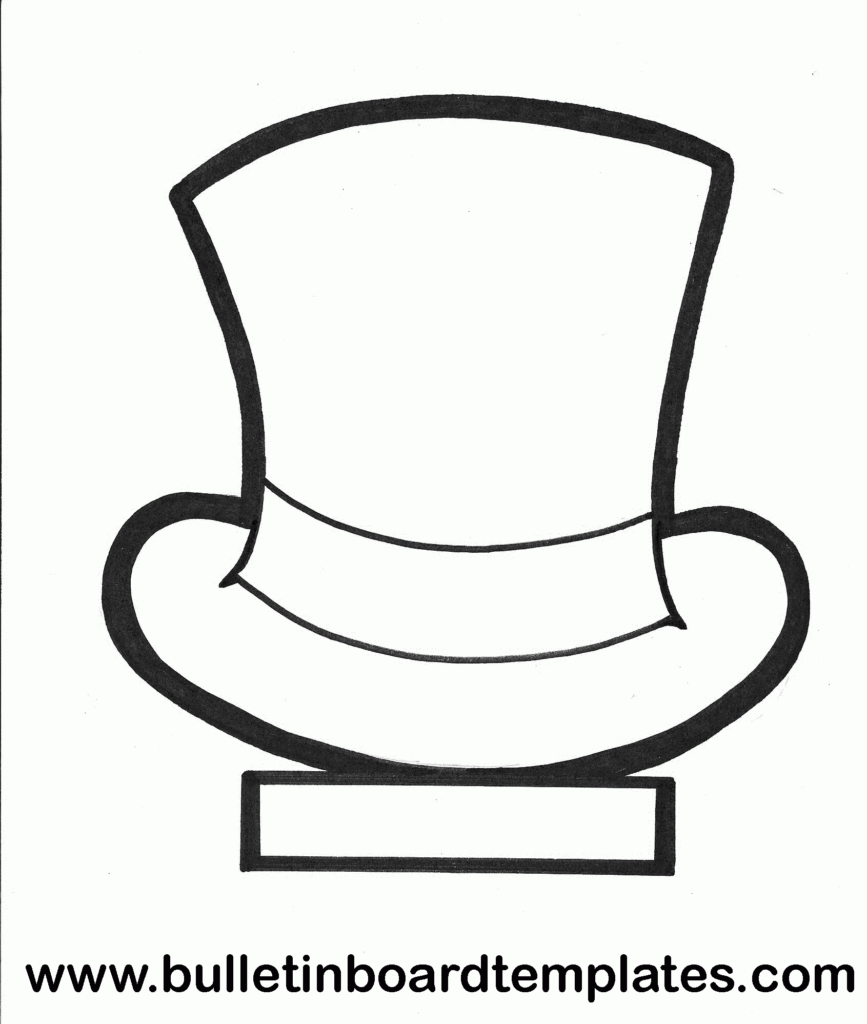 Winter Hat Template Coloring Page January Striking First Grade Free