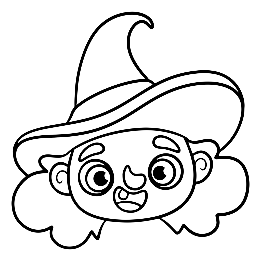Witch Printable Coloring Pages