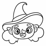Witch Printable Coloring Pages