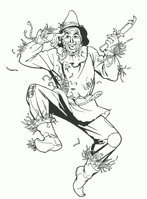 Wizard Of Oz Coloring Pages Free Coloring Home