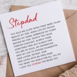 Wonderful Stepdad Card Stepdad Birthday Card For Step Dad Etsy UK