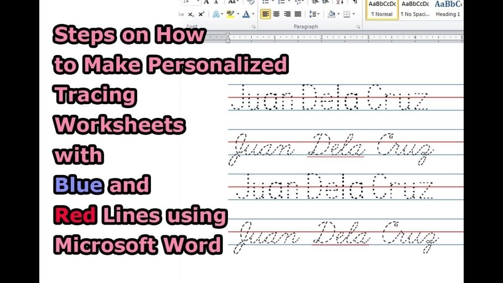 Word Tracing Worksheet Creator Nametracing Worksheets