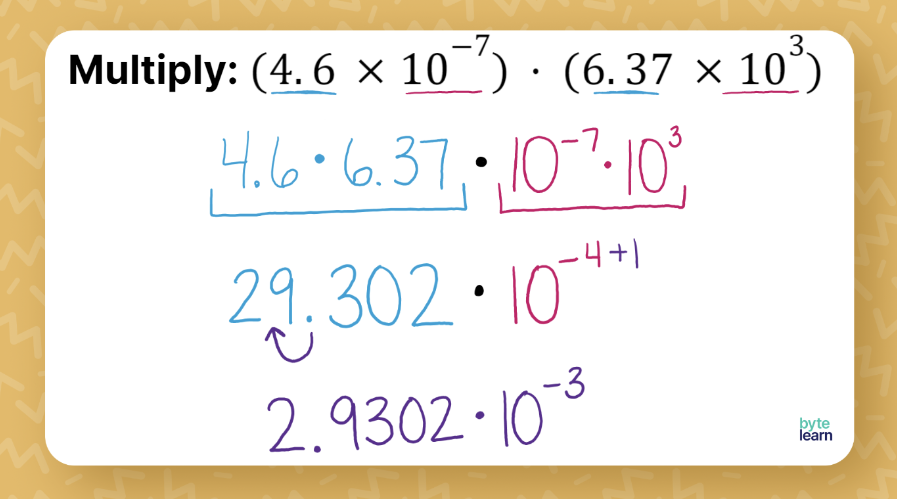 multiplying and dividing scientific notation worksheet