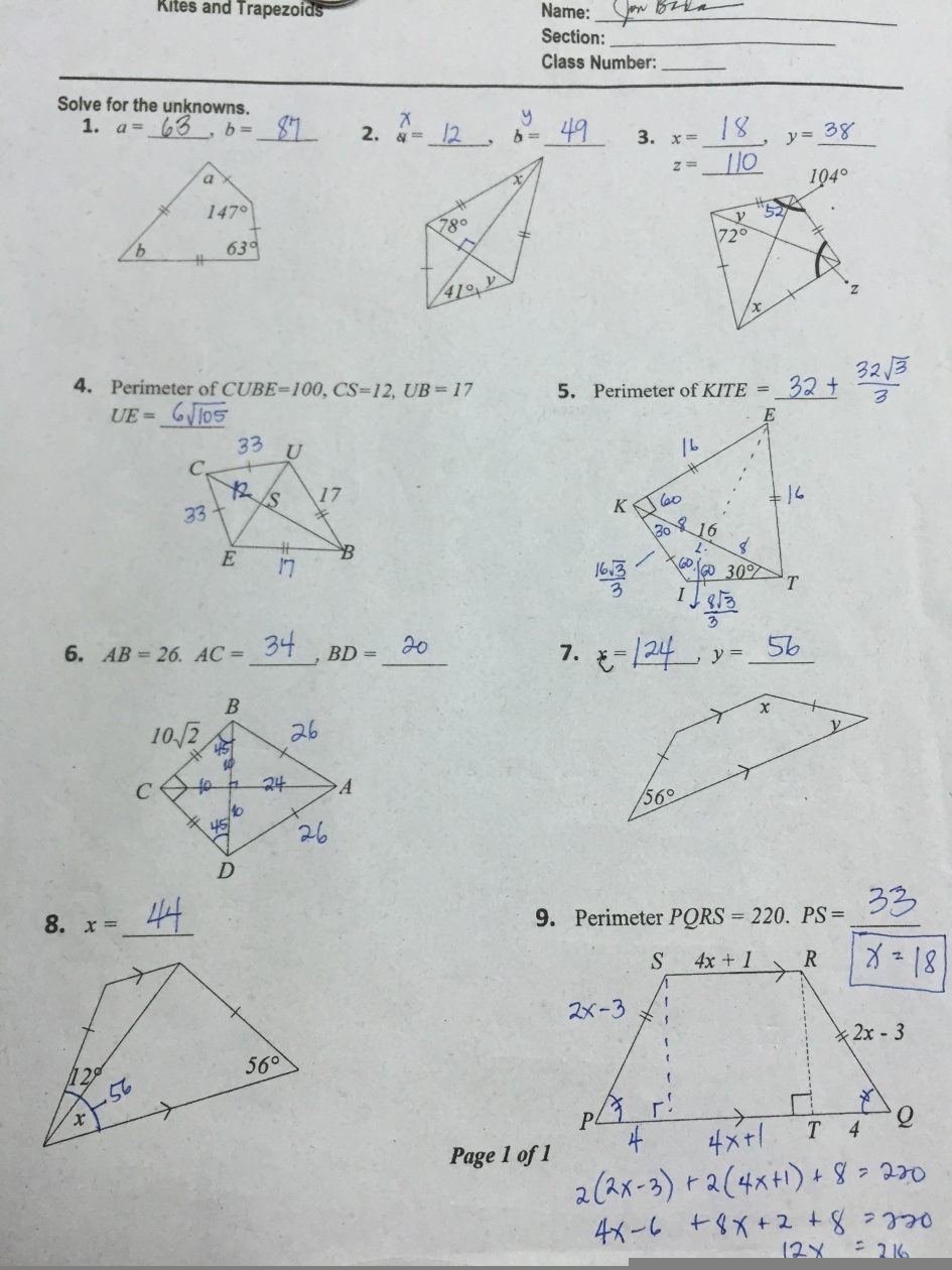Worksheet Exterior Angle Theorem Worksheet Triangle Sum Theorem Db 