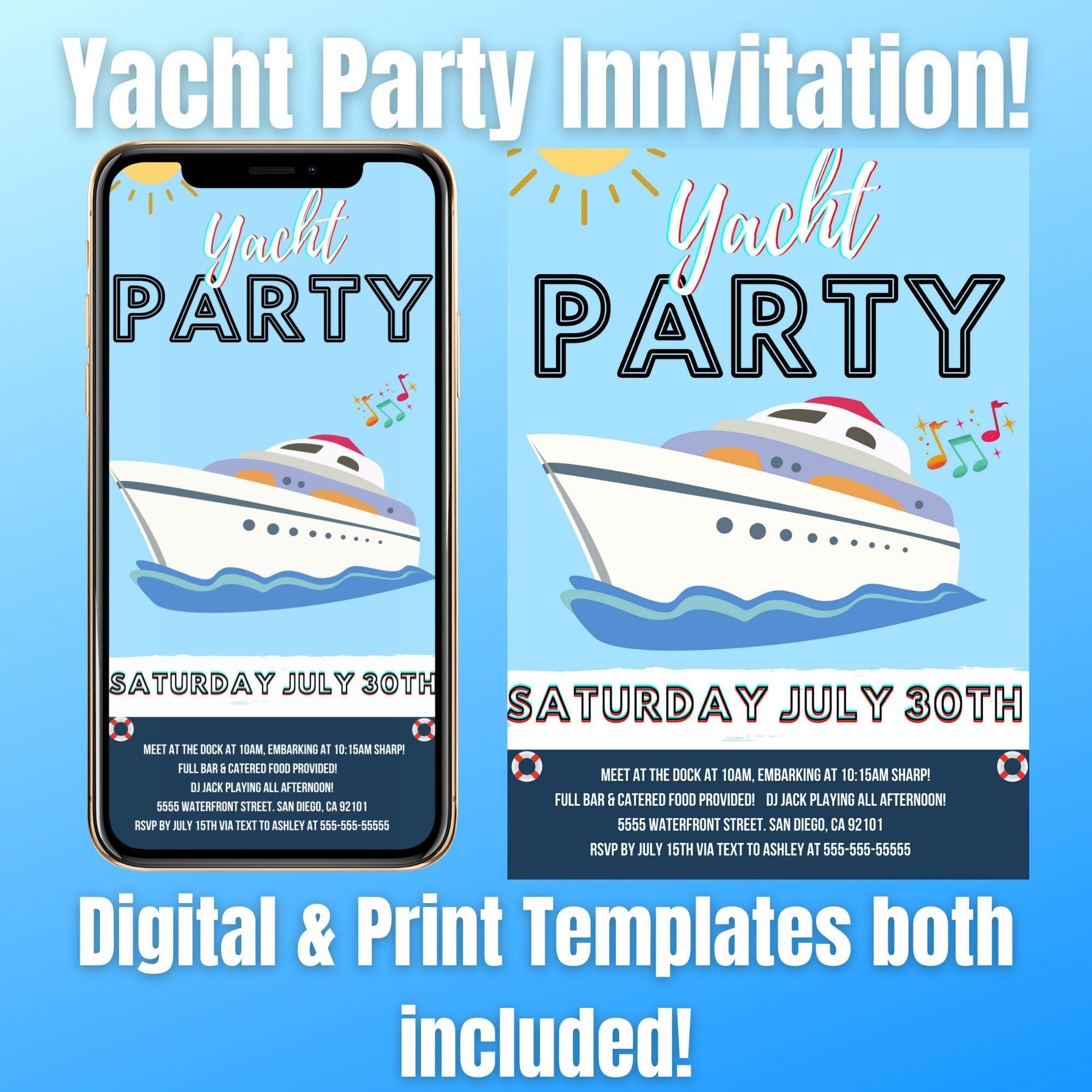 classroom party invitation template