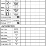Yahtzee Print Your Own Yahtzee Game Card Pdf Prints Two Etsy In 2021
