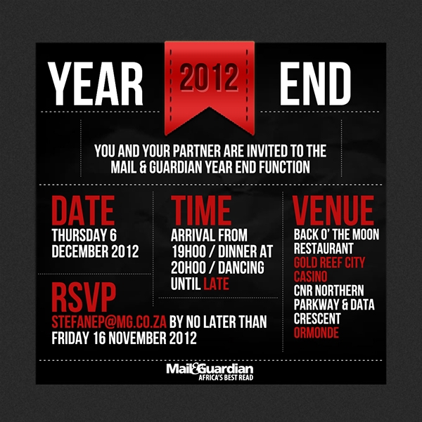 Year End Party Invitation Templates
