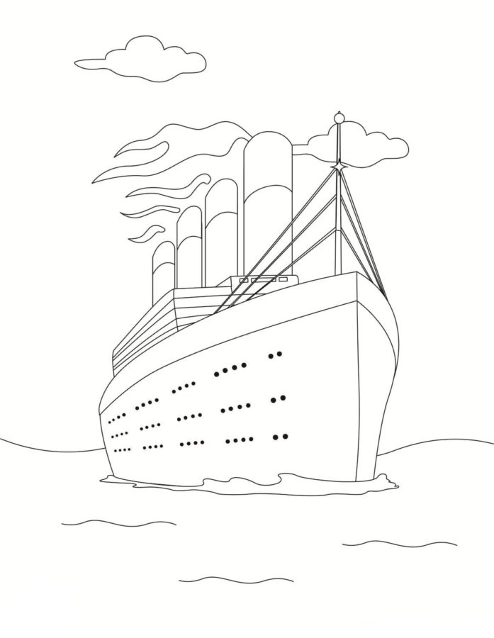 printable coloring pages titanic