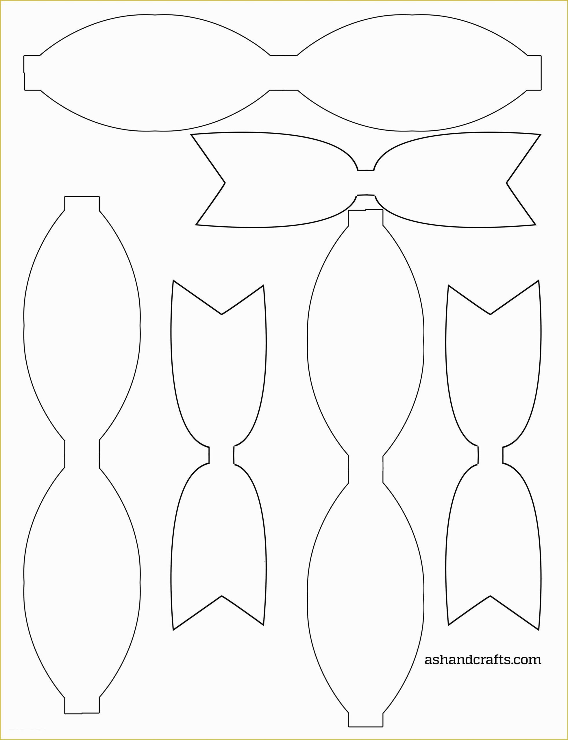 free printable printable cheer bow template