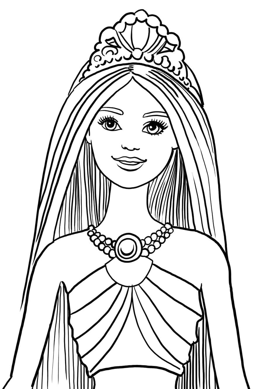 Coloring Pages Of Barbies Art Sketches 92 Bratz Coloring