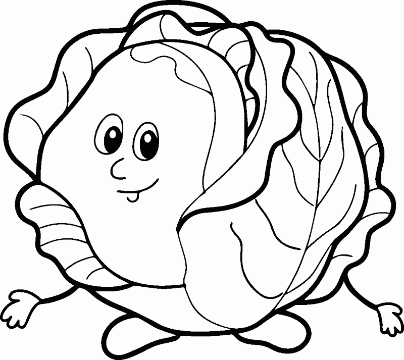 Coloring Pages Of Fruits And Vegetables Coloring Home