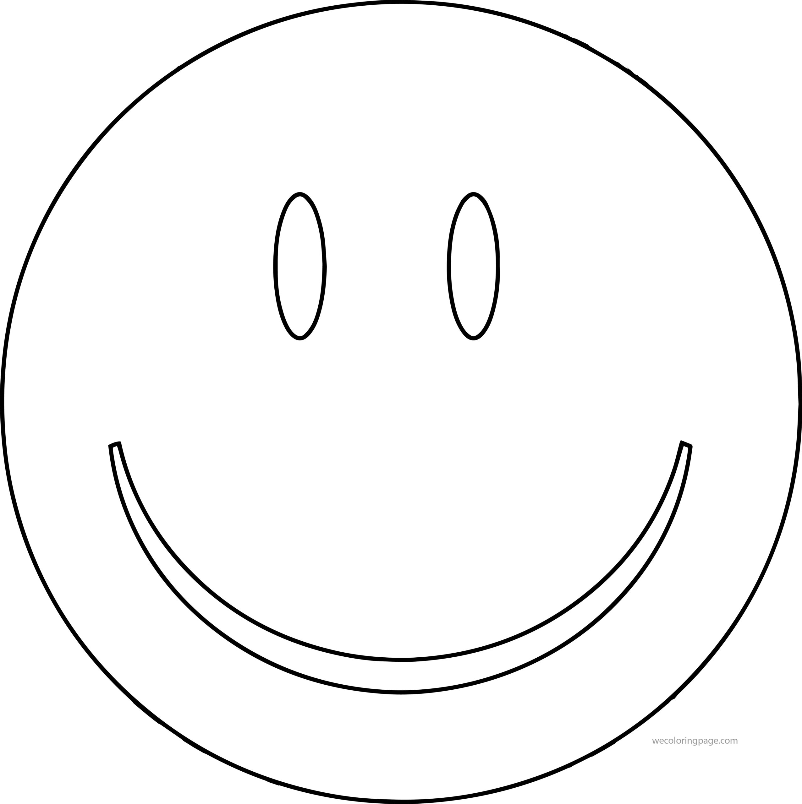 Face Smiley Face Happy Face Clip Art Coloring Page Wecoloringpage 7800 